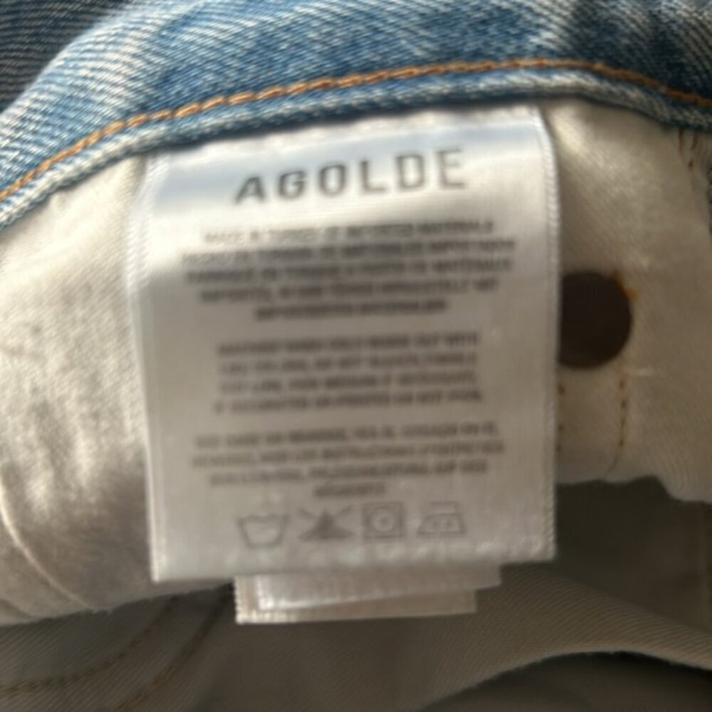ARITZIA AGOLDE 90s jeans wide leg high rise jeans 24 - Picture 4 of 11